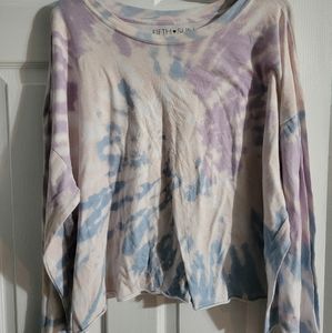 tye dye crop top
